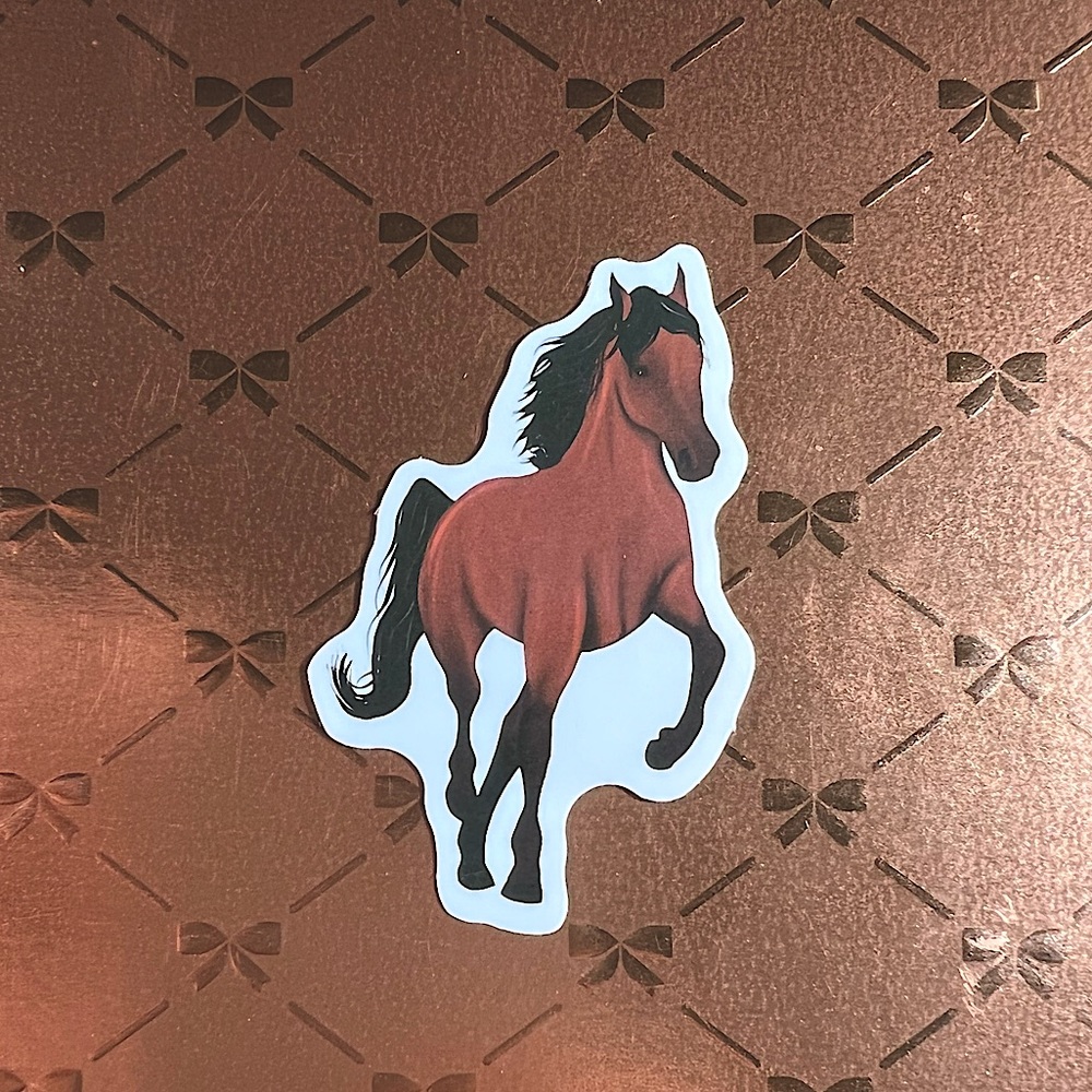 Arabian Equestrian Horse Girl Horse Boy Cowboy CowGirl Single Waterproof Sticker